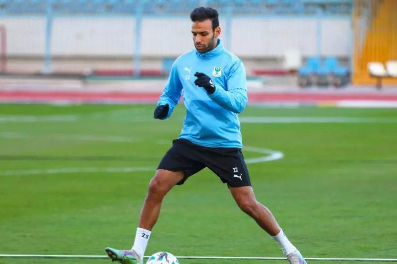 المصري يعلن إصابة ميدو جابر في الرباط الخارجي للركبة
